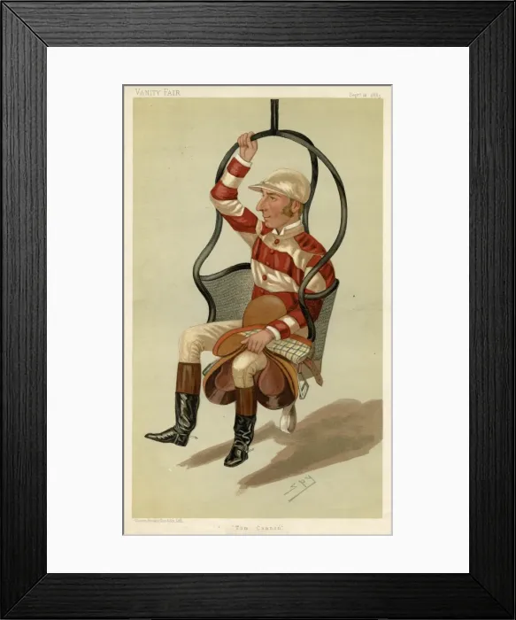 Framed Print : Jockey / Tom Cannon 1885 Framed Print : Jockey / Tom Cannon 1885