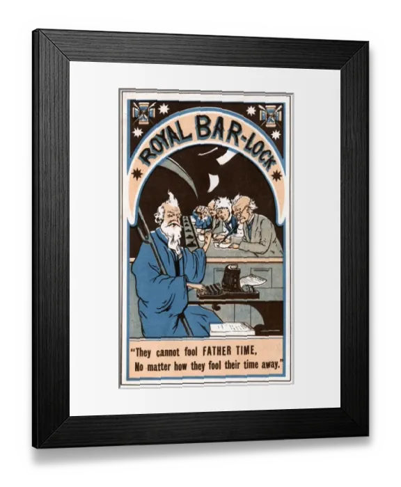Framed Print : Bar-Lock Typewriter Ad Framed Print : Bar-Lock Typewriter Ad