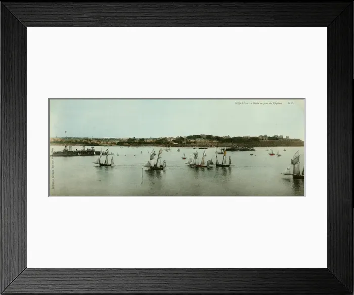 Framed Print : Regatta day at Dinard, Brittany, France Framed Print : Regatta day at Dinard, Brittany, France