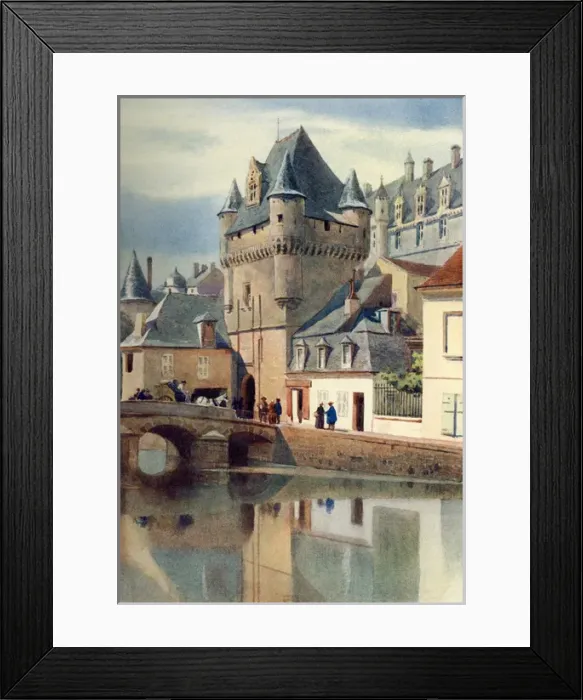 Framed Print : France / Loches 1904 Framed Print : France / Loches 1904
