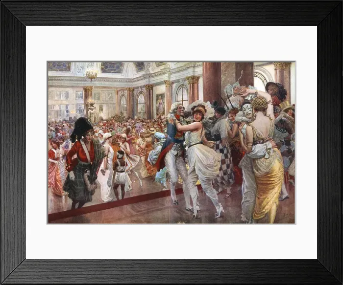 Framed Print : Midnight Ball at Savoy Framed Print : Midnight Ball at Savoy