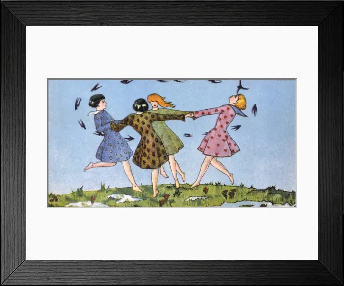 Framed Print : Dance in a Meadow Framed Print : Dance in a Meadow