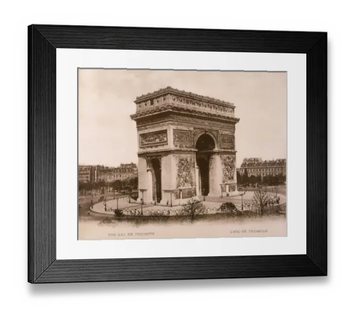 Framed Print : Paris / Arc De Triomphe Framed Print : Paris / Arc De Triomphe