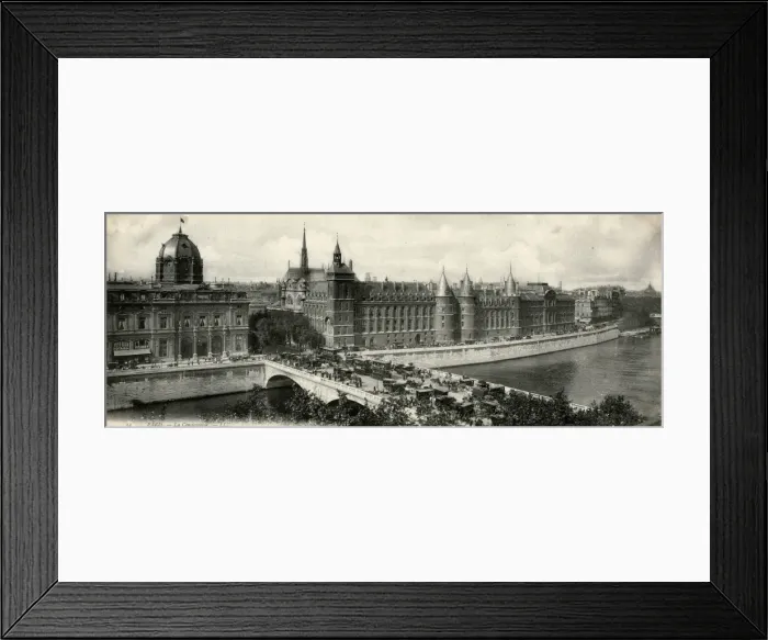 Framed Print : Paris LA Conciergerie 1905 Framed Print : Paris LA Conciergerie 1905