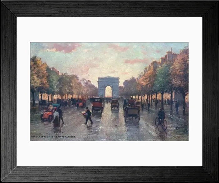 Framed Print : Paris / Champs Elysees Framed Print : Paris / Champs Elysees