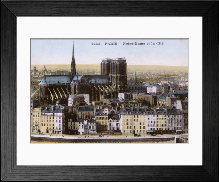 Framed Print : Paris / Notre Dame / Cite Framed Print : Paris / Notre Dame / Cite
