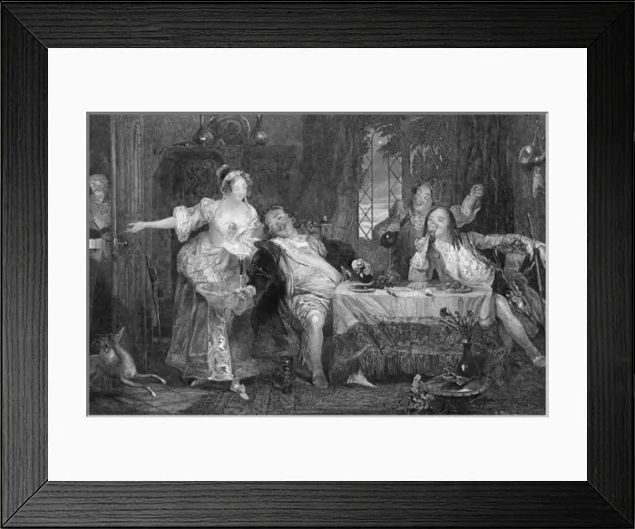 Framed Print : Social / Britain / Revellers Framed Print : Social / Britain / Revellers