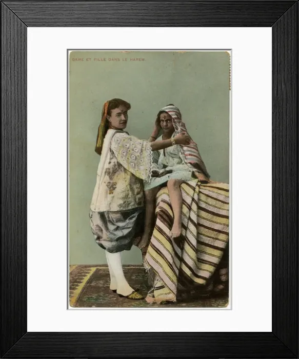 Framed Print : Racial / Africa / Egypt 1907 Framed Print : Racial / Africa / Egypt 1907