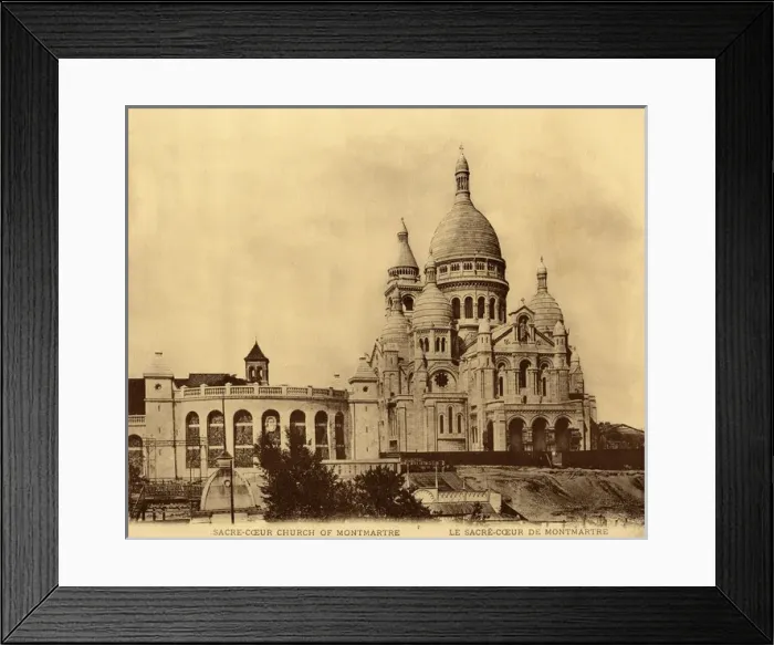 Framed Print : Paris / Sacre Coeur C1908 Framed Print : Paris / Sacre Coeur C1908