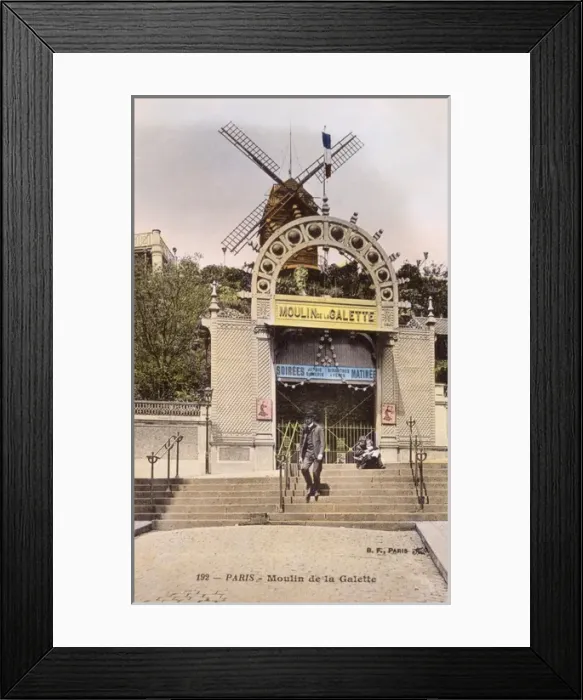 Framed Print : Paris / Moulin Galette Framed Print : Paris / Moulin Galette