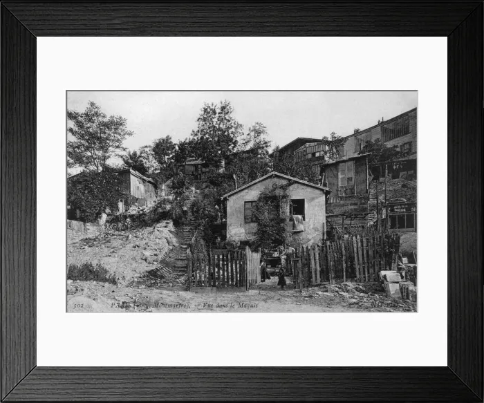 Framed Print : Montmartre / Maquis C1905 Framed Print : Montmartre / Maquis C1905