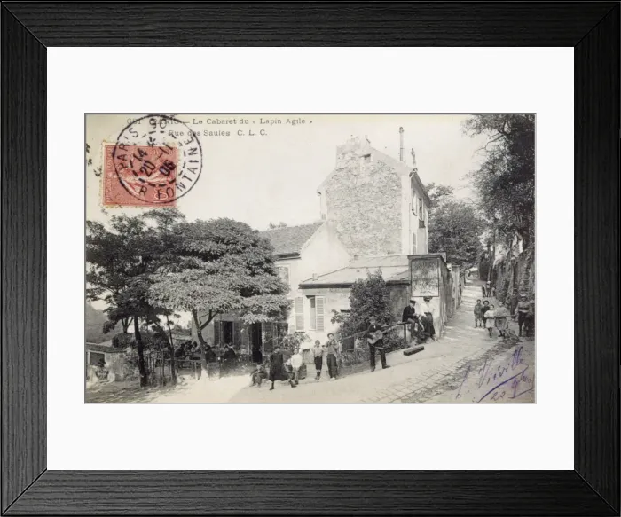 Framed Print : Montmartre / Lapin Agile Framed Print : Montmartre / Lapin Agile