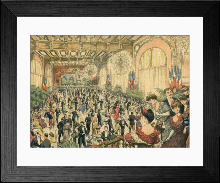Framed Print : Soiree Dansante 1903 Framed Print : Soiree Dansante 1903