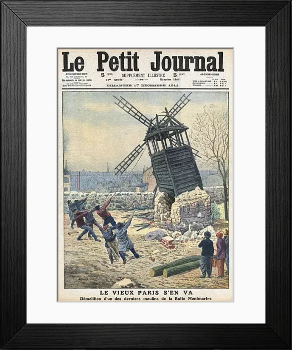 Framed Print : Montmartre / Old Windmills Framed Print : Montmartre / Old Windmills