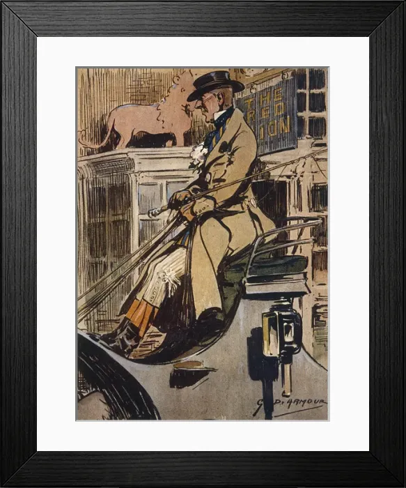 Framed Print : Amateur Coach Driver Framed Print : Amateur Coach Driver