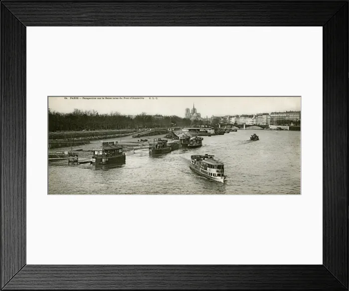 Framed Print : River Seine, Paris Framed Print : River Seine, Paris