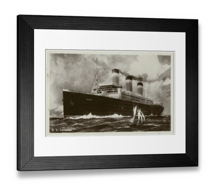 Framed Print : STEAMSHIP LEVIATHAN Framed Print : STEAMSHIP LEVIATHAN