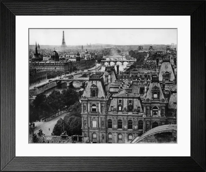 Framed Print : Paris / Eight Bridges 1908 Framed Print : Paris / Eight Bridges 1908