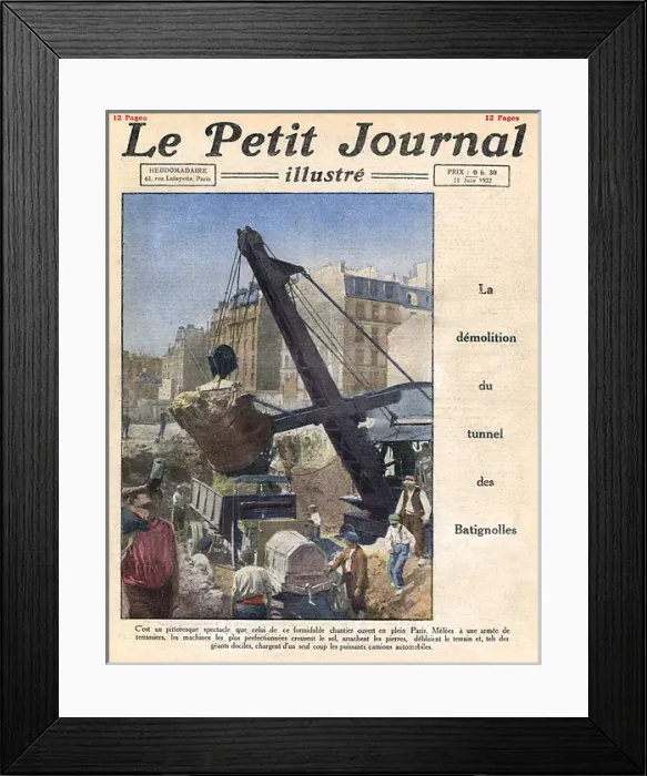 Framed Print : Paris / Rebuilding 1922 Framed Print : Paris / Rebuilding 1922