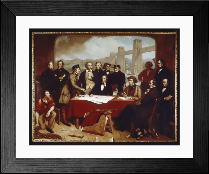 Framed Print : Conference of Engineers Framed Print : Conference of Engineers