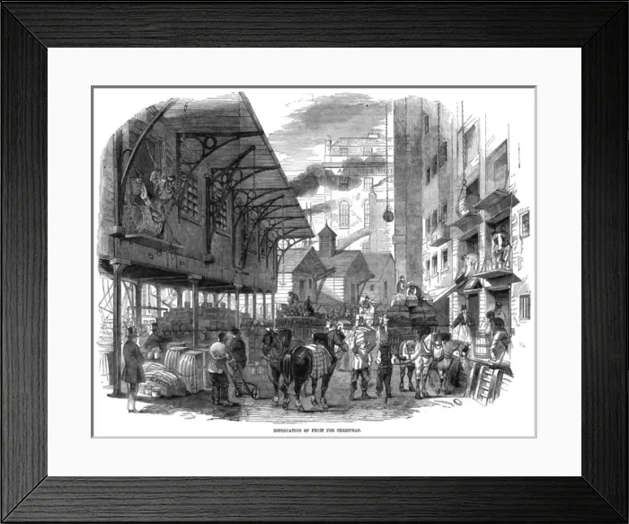 Framed Print : Importing Fruit at Docks Framed Print : Importing Fruit at Docks