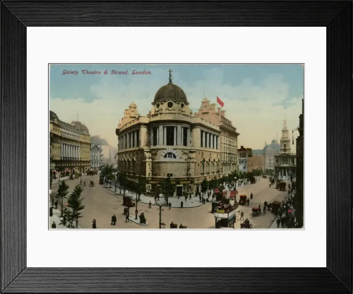 Framed Print : Gaiety Theatre / Strand Framed Print : Gaiety Theatre / Strand