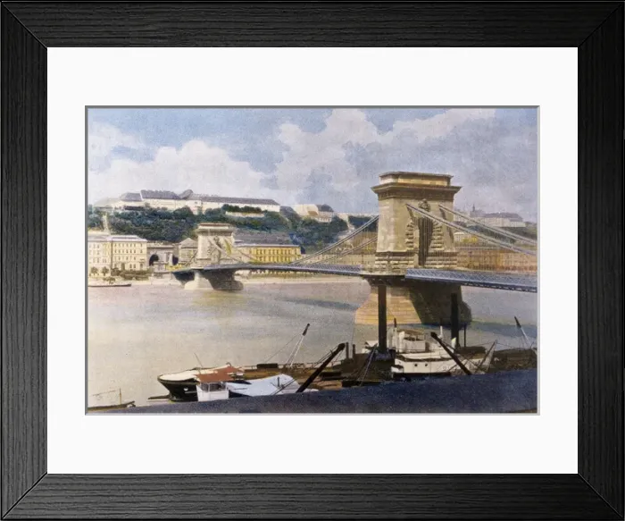 Framed Print : Budapest / Bridge / Danube Framed Print : Budapest / Bridge / Danube