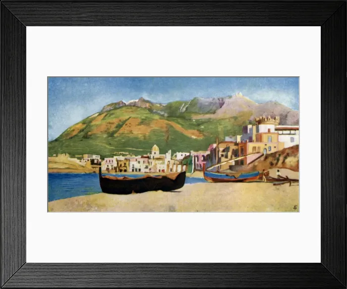 Framed Print : Italy / Ischia / Forio 1904 Framed Print : Italy / Ischia / Forio 1904