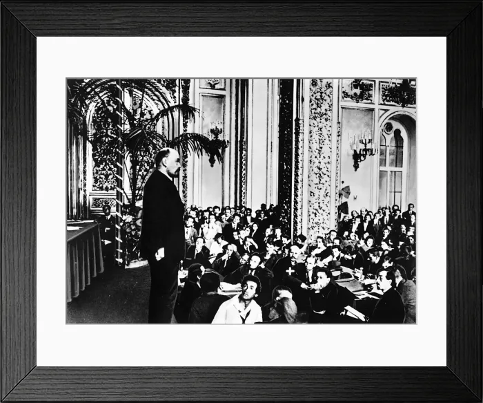 Framed Print : Lenin Speaks, 1921 Framed Print : Lenin Speaks, 1921