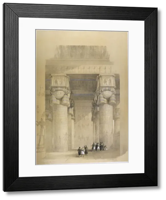Framed Print : Denderah Temple / Egypt Framed Print : Denderah Temple / Egypt