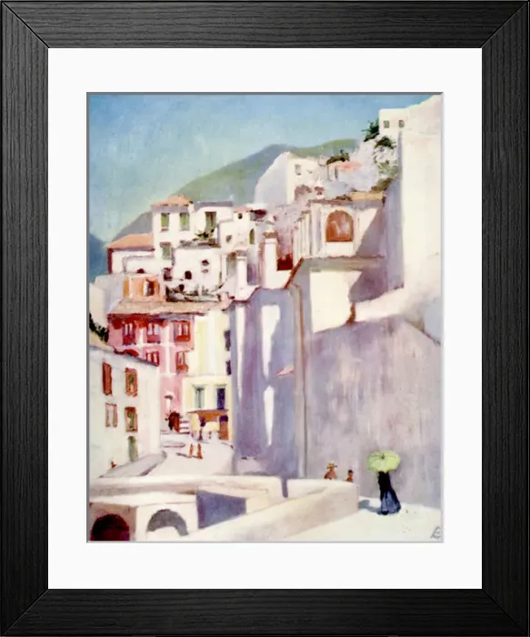 Framed Print : Italy / Amalfi in Summer Framed Print : Italy / Amalfi in Summer