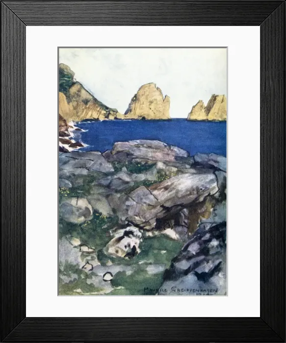 Framed Print : Italy / Capri Faraglioni Framed Print : Italy / Capri Faraglioni