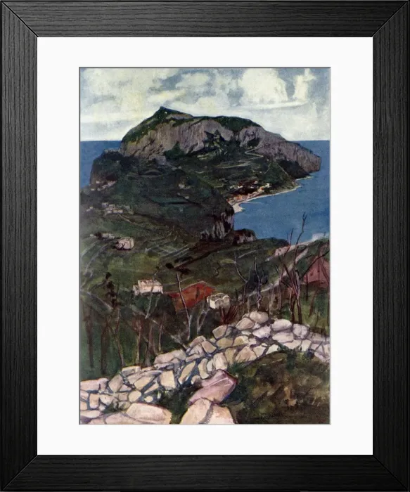 Framed Print : Italy / Capri / Jovis 1904 Framed Print : Italy / Capri / Jovis 1904