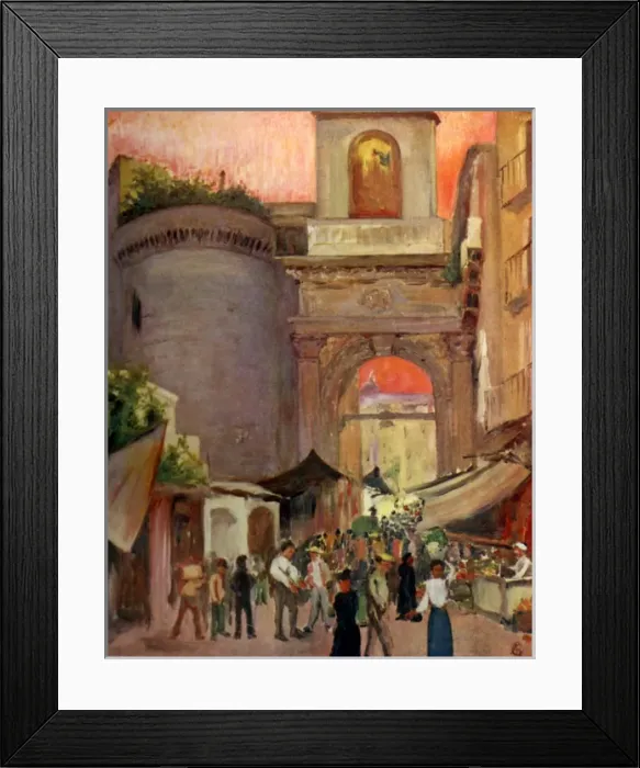 Framed Print : Naples / Porto Capuana Framed Print : Naples / Porto Capuana