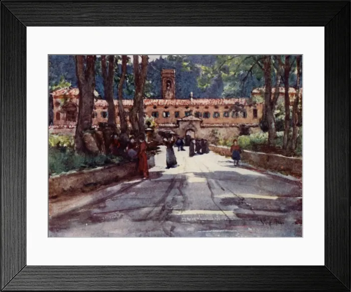Framed Print : Italy / Vallombrosa 1905 Framed Print : Italy / Vallombrosa 1905