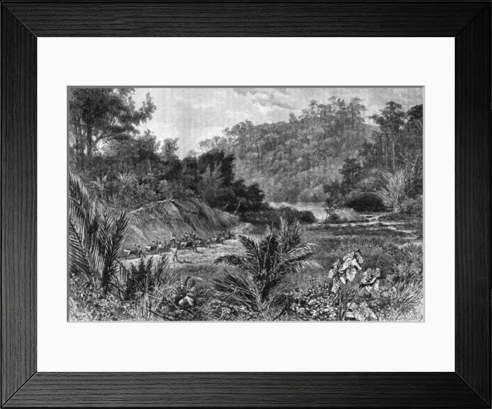 Framed Print : French Canal Operations Framed Print : French Canal Operations