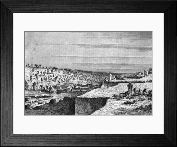 Framed Print : Suez Construction 2 Framed Print : Suez Construction 2