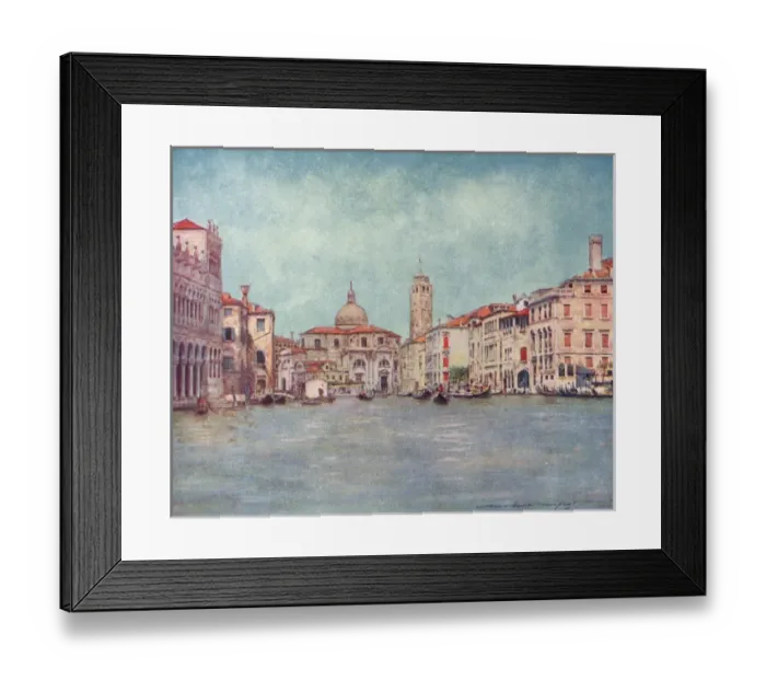 Framed Print : Venice / Grand Canal 1916 Framed Print : Venice / Grand Canal 1916
