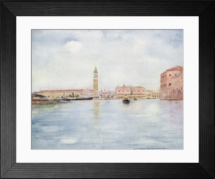 Framed Print : Venice / From Basin 1916 Framed Print : Venice / From Basin 1916