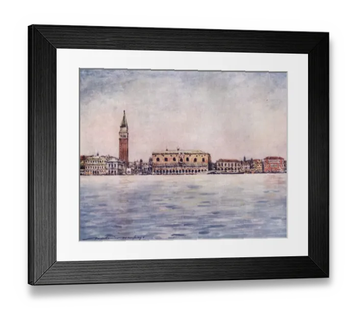 Framed Print : Venice / From Basin 1916 Framed Print : Venice / From Basin 1916