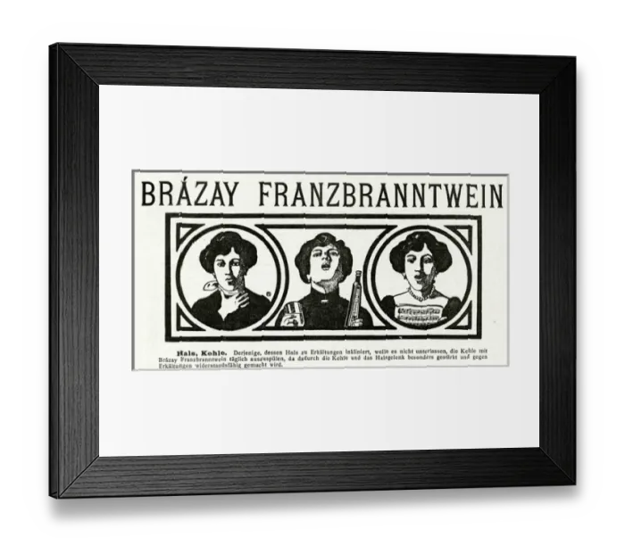 Framed Print : Using a gargle 1904 Framed Print : Using a gargle 1904