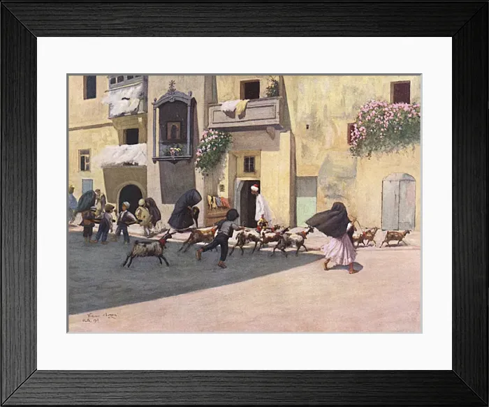 Framed Print : Malta / Valletta Corner Framed Print : Malta / Valletta Corner
