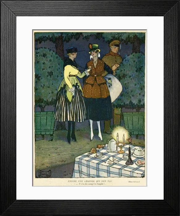 Framed Print : Cartoon, Another disproved myth! WW1 Framed Print : Cartoon, Another disproved myth! WW1