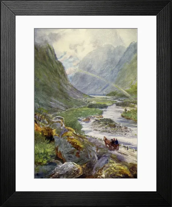 Framed Print : Norway / Naerodal 1909 Framed Print : Norway / Naerodal 1909