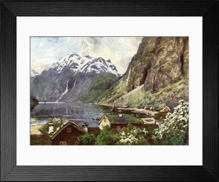 Framed Print : Norway / Geiranger Fjord Framed Print : Norway / Geiranger Fjord