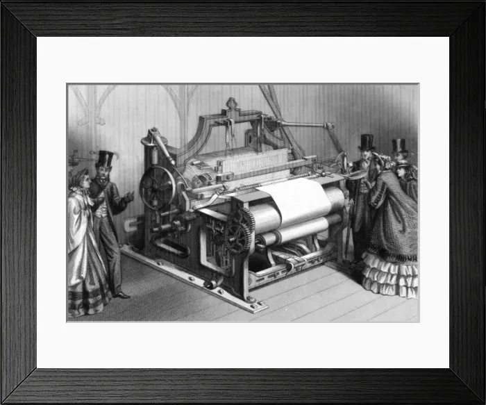 Framed Print : Paper Printing Machine Framed Print : Paper Printing Machine