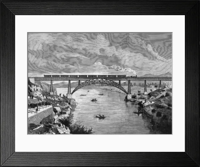 Framed Print : Portugal / Oporto Bridge Framed Print : Portugal / Oporto Bridge