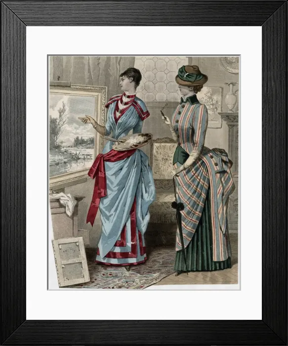 Framed Print : Directory Costume ?1883 Framed Print : Directory Costume ?1883