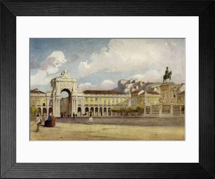 Framed Print : Portugal / Lisbon Square Framed Print : Portugal / Lisbon Square