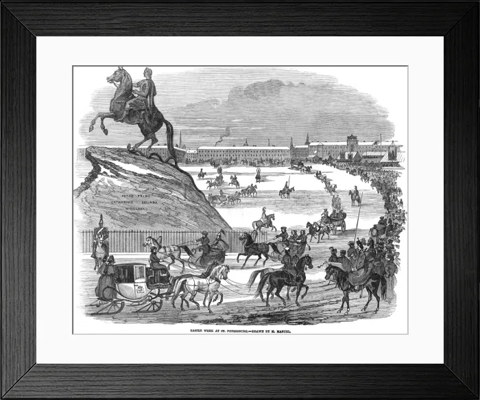 Framed Print : St Petersburg / Sledging Framed Print : St Petersburg / Sledging
